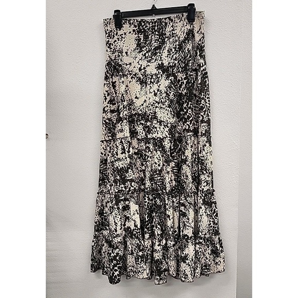 CAbi Dresses & Skirts - CAbi Long Maxi Skirt, Beige/Black, Size Small